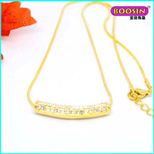 Fabricant en gros 18k or pendentif collier avec cristal